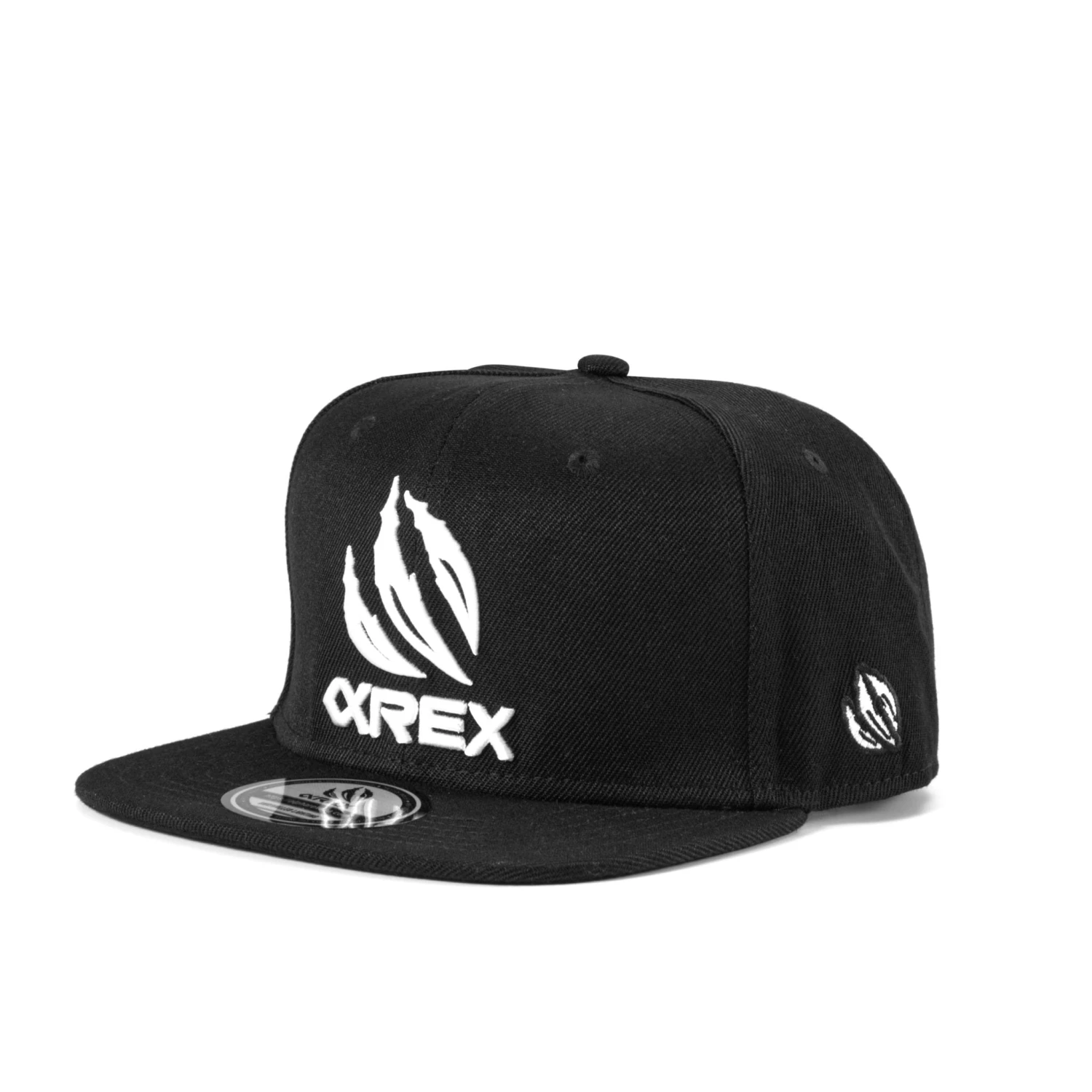 AlphaRex Embroidered Snapback Black & White 3 AlphaRex Embroidered Snapback Black & White