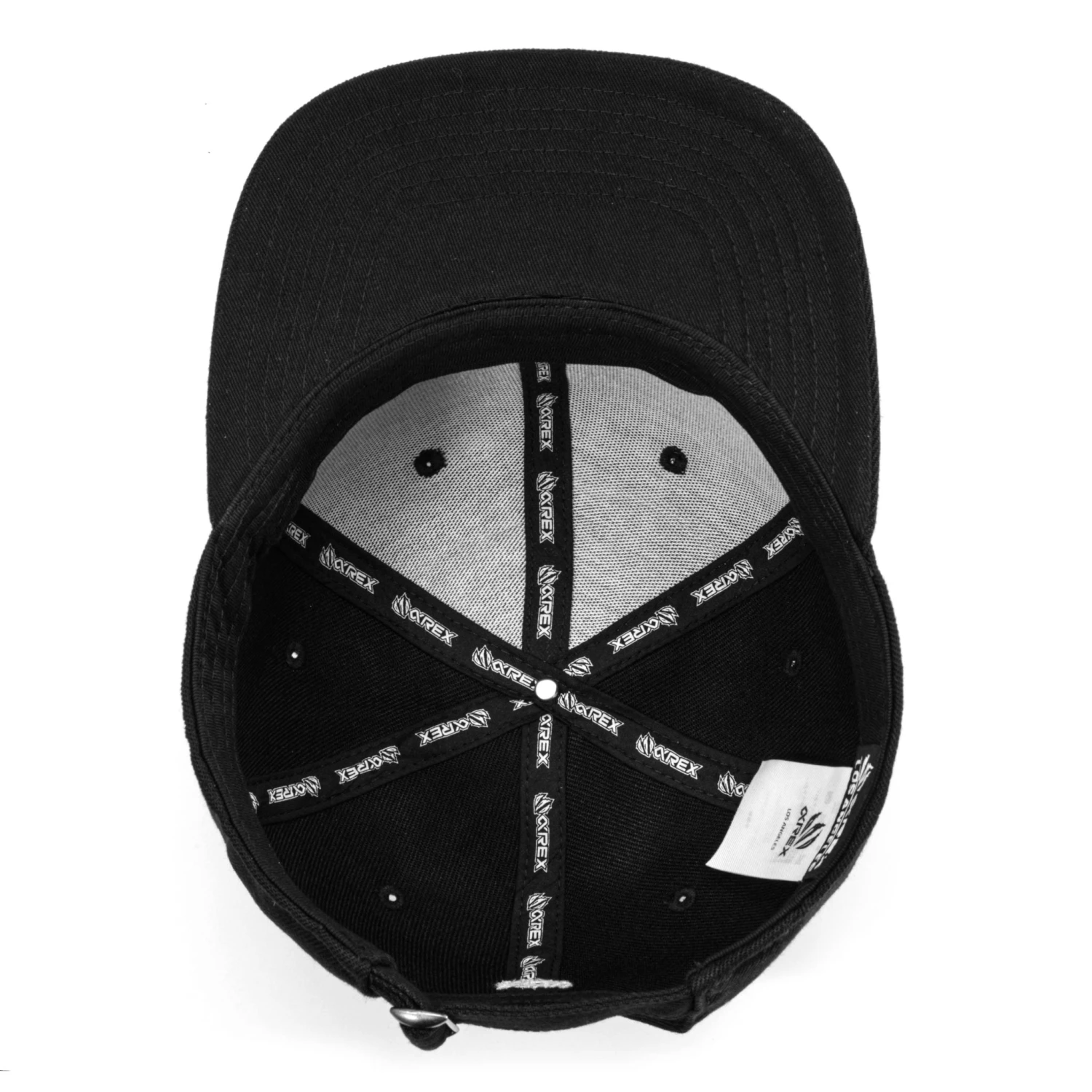 AlphaRex Embroidered Snapback Black & White 9 AlphaRex Embroidered Snapback Black & White - Image 7