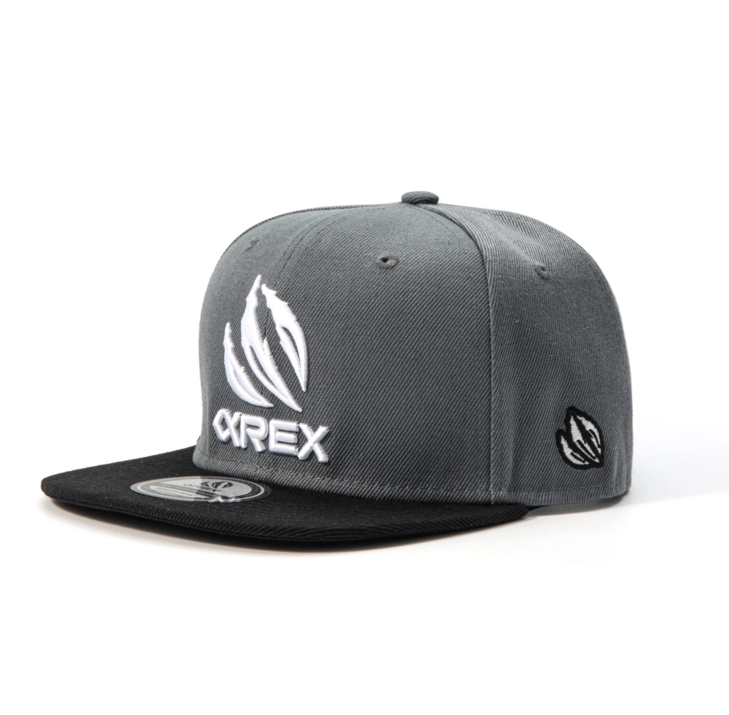 AlphaRex Embroidered Snapback Grey 3 AlphaRex Embroidered Snapback Grey
