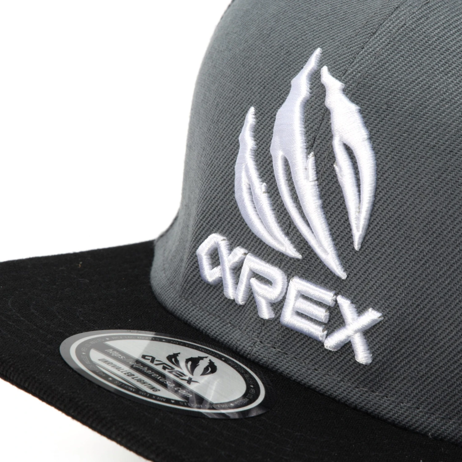 AlphaRex Embroidered Snapback Grey 10 AlphaRex Embroidered Snapback Grey - Image 8