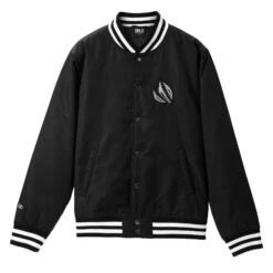 AlphaRex Vintage Varsity Jacket Black