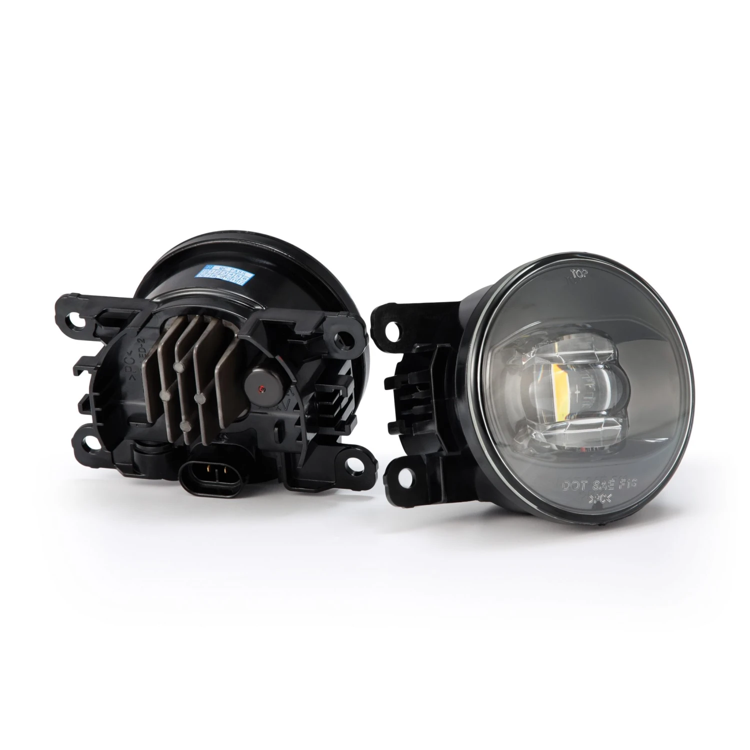 Universal Acura/Ford/Honda/Jaguar/Lincoln/Mitsubishi/Nissan/Subaru DoubleTap Dual Color LED Projector Fog Lights 11 Universal Acura/Ford/Honda/Jaguar/Lincoln/Mitsubishi/Nissan/Subaru DoubleTap Dual Color LED Projector Fog Lights - Image 9