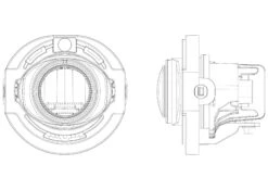 Universal Chrysler/Dodge/Jeep LED Projector Fog Lights (White Output Only) -Car Light Shop universal chryslerdodgejeep led projector fog lights white output only 458673