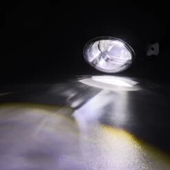 Universal Nissan/Infiniti DoubleTap Dual Color LED Projector Fog Lights -Car Light Shop universal nissan dual color led projector fog lights 608565